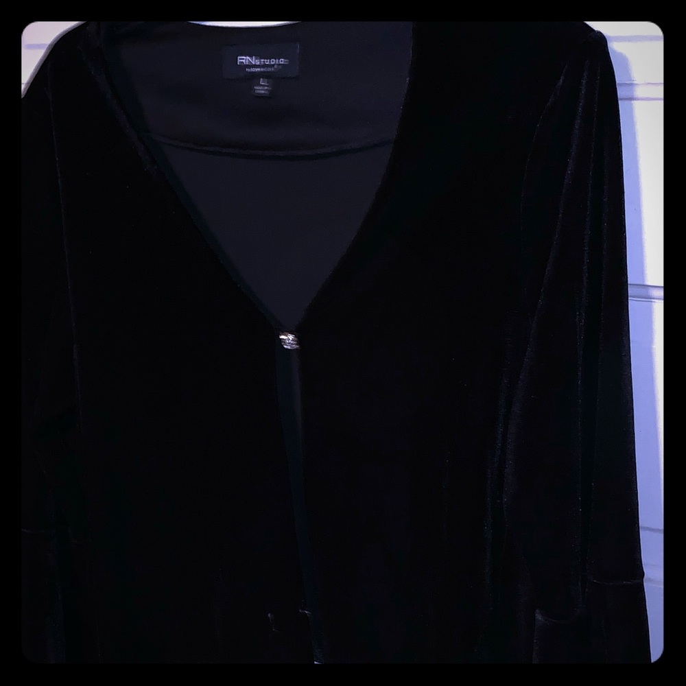 Velvet, floaty jacket